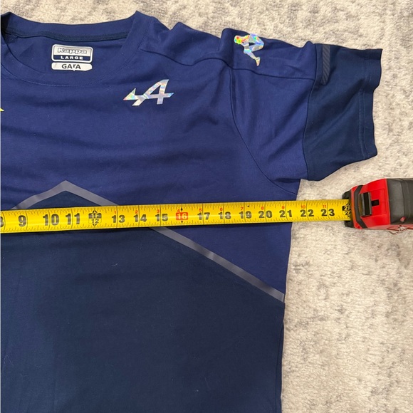 Kappa x BWT Alpine F1 Team Supporter Tee | Blue | Men’s L | Race Day Style - Picture 5 of 5
